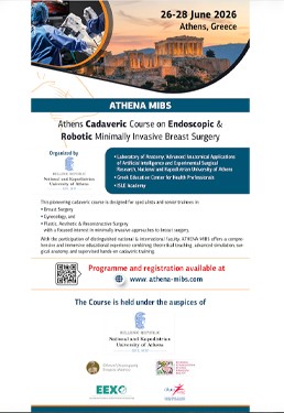 ATHENS CADAVERIC COURSE ON ENDOSCOPIC & ROBOTIC MINIMALLY INVASIVE BREAST SURGERY